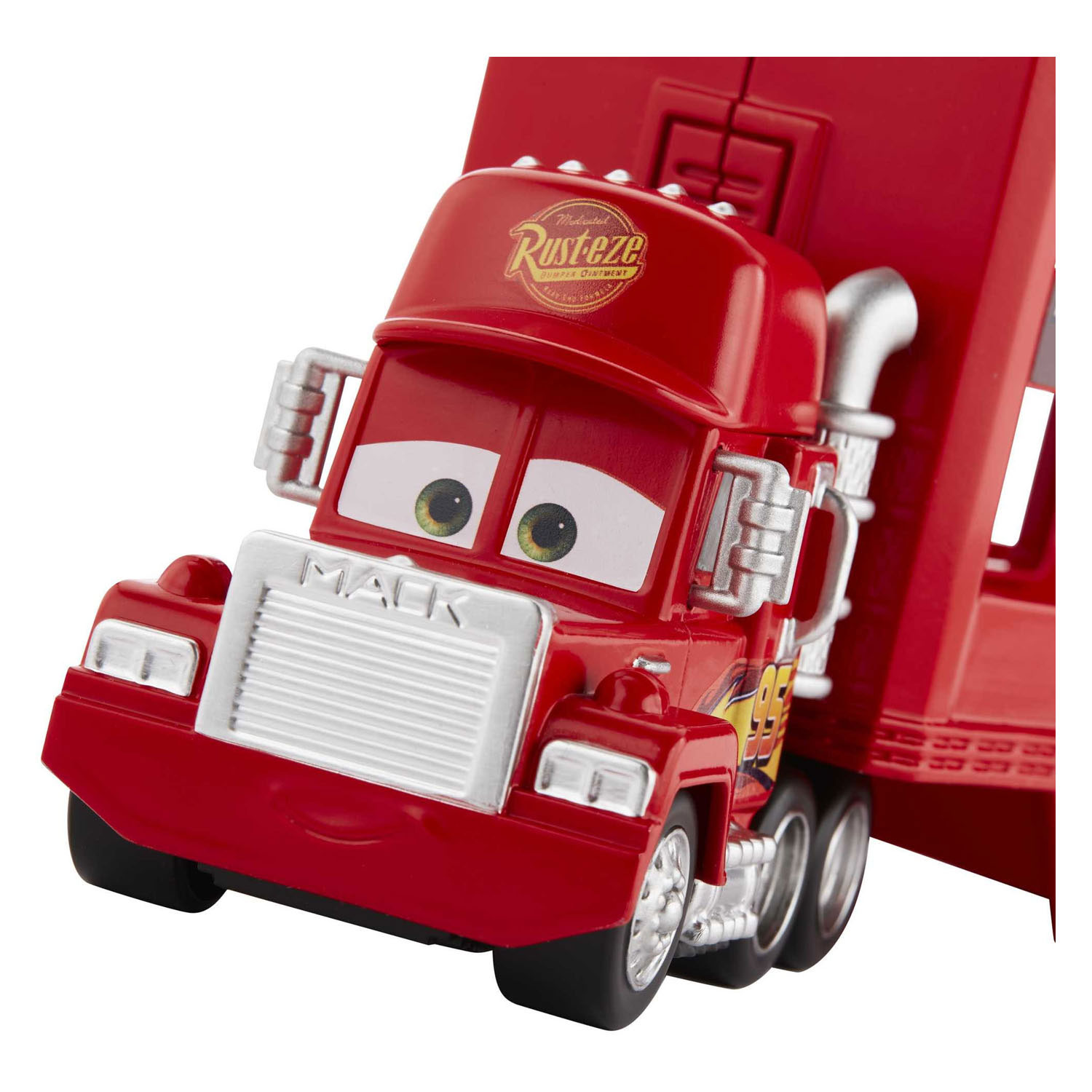 Disney Pixar Cars Mack Miniracers Transporter met 1 Miniracer