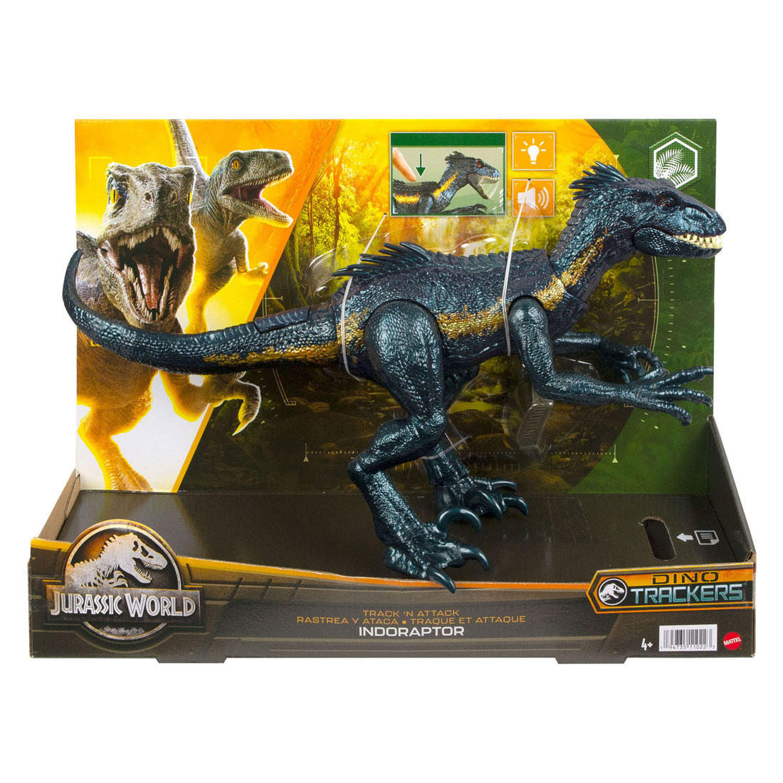 Figurine de jeu Jurassic World Track N Attack Indorraptor Dino