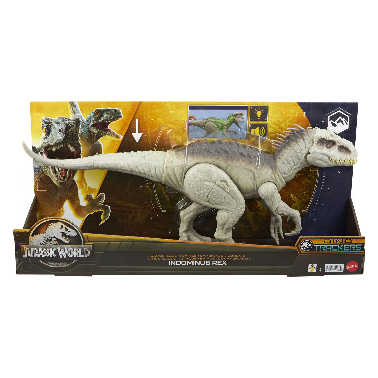 Jurassic World Camoufleren en Vechten Indominus Rex Dino Speelfiguur