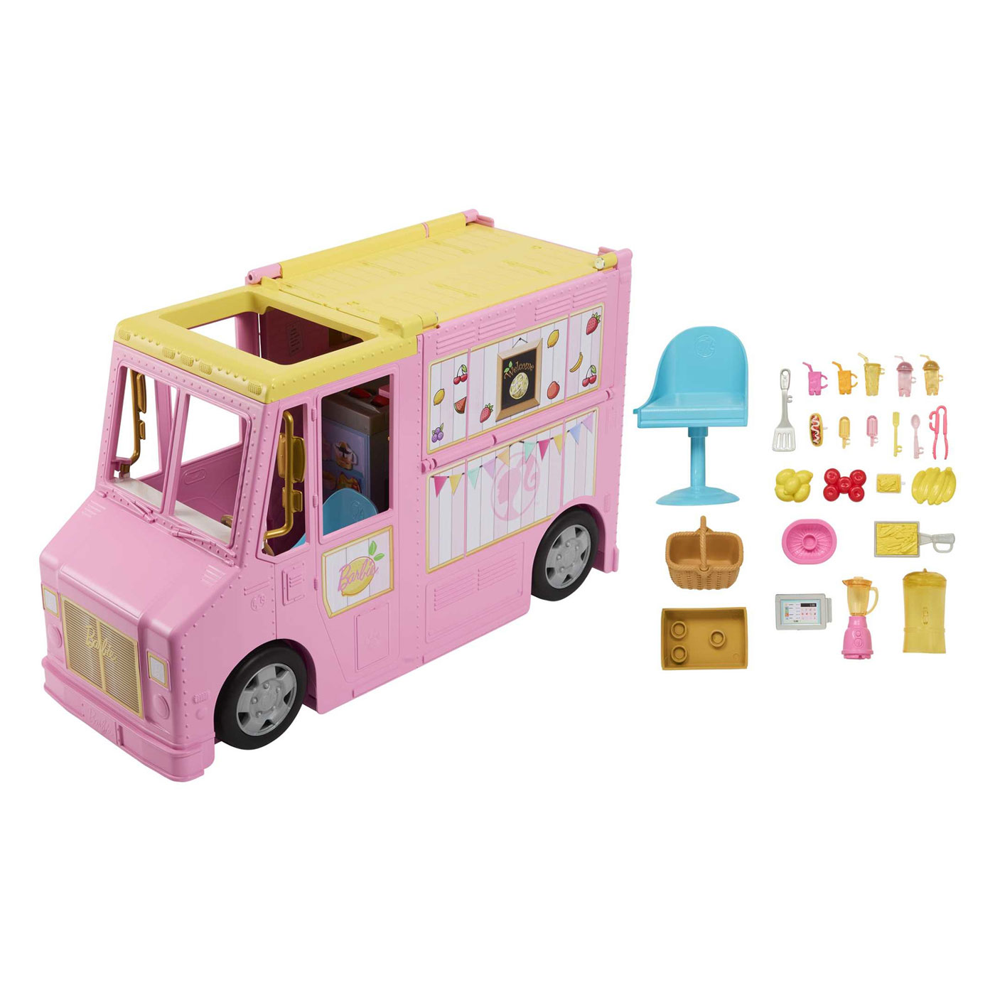 Barbie Limonadewagen met Pop