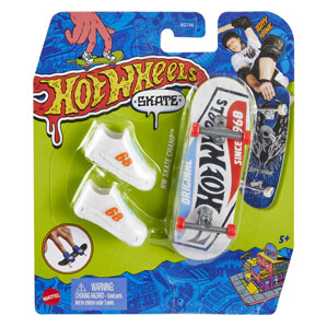 Ensemble de jeu de skateboard à doigts Hot Wheels