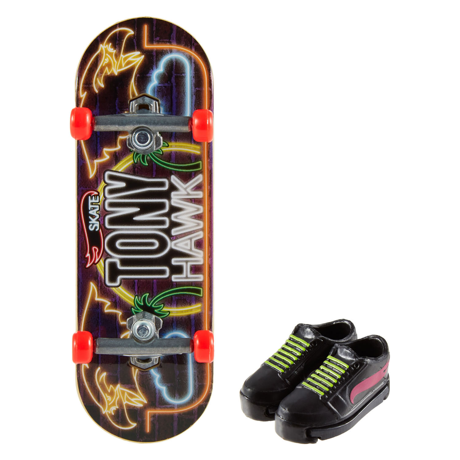 Ensemble de jeu de skateboard à doigts Hot Wheels