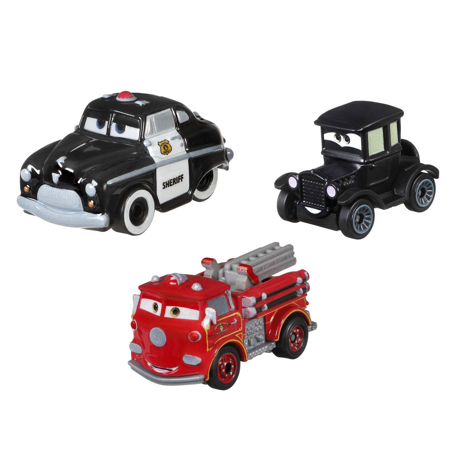 Disney Pixar Cars Mini voitures de course, 3 pcs.