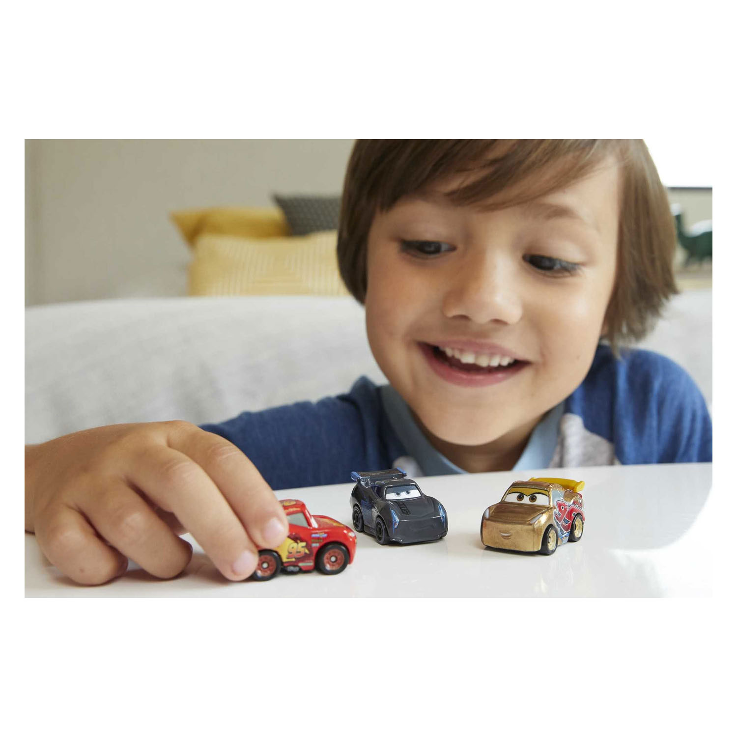 Disney Pixar Cars Mini Racers Auto's, 3st.