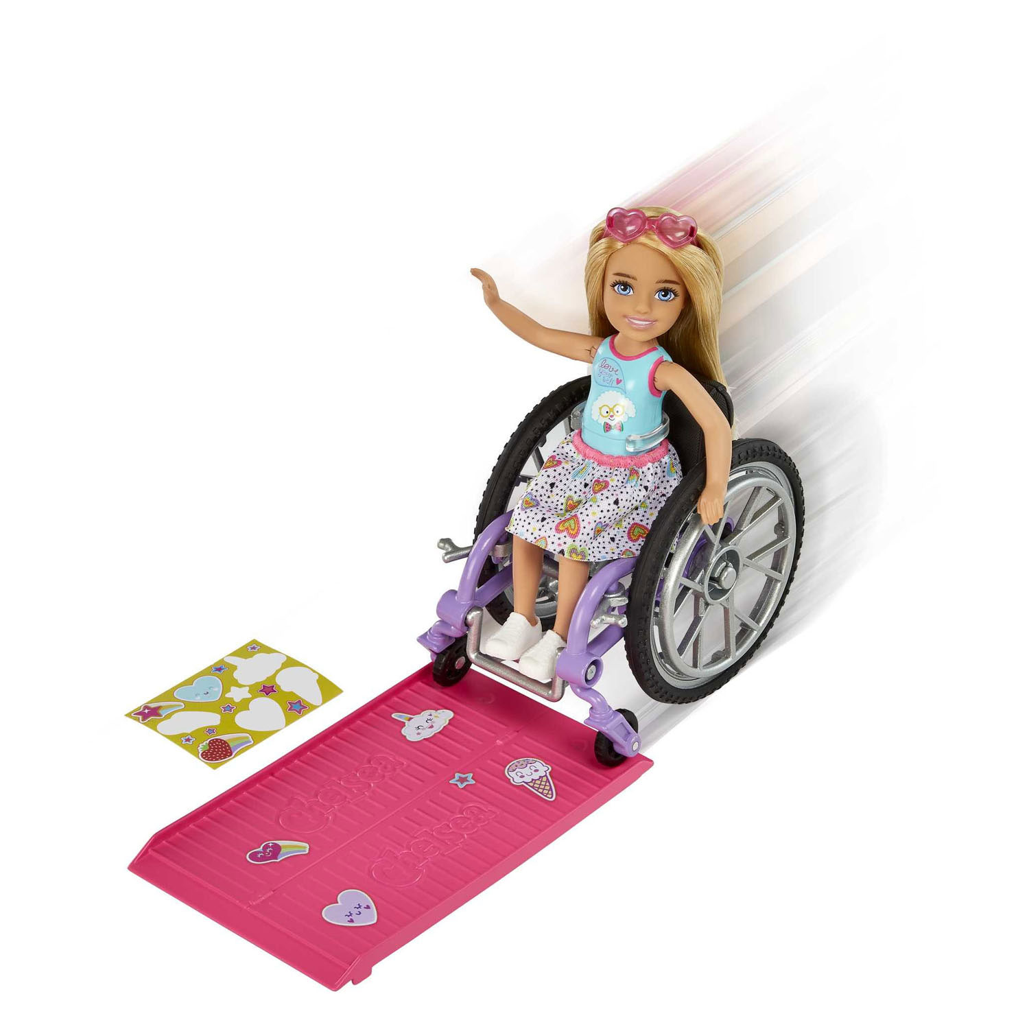 Poupée mannequin Barbie Chelsea en fauteuil roulant - Blonde