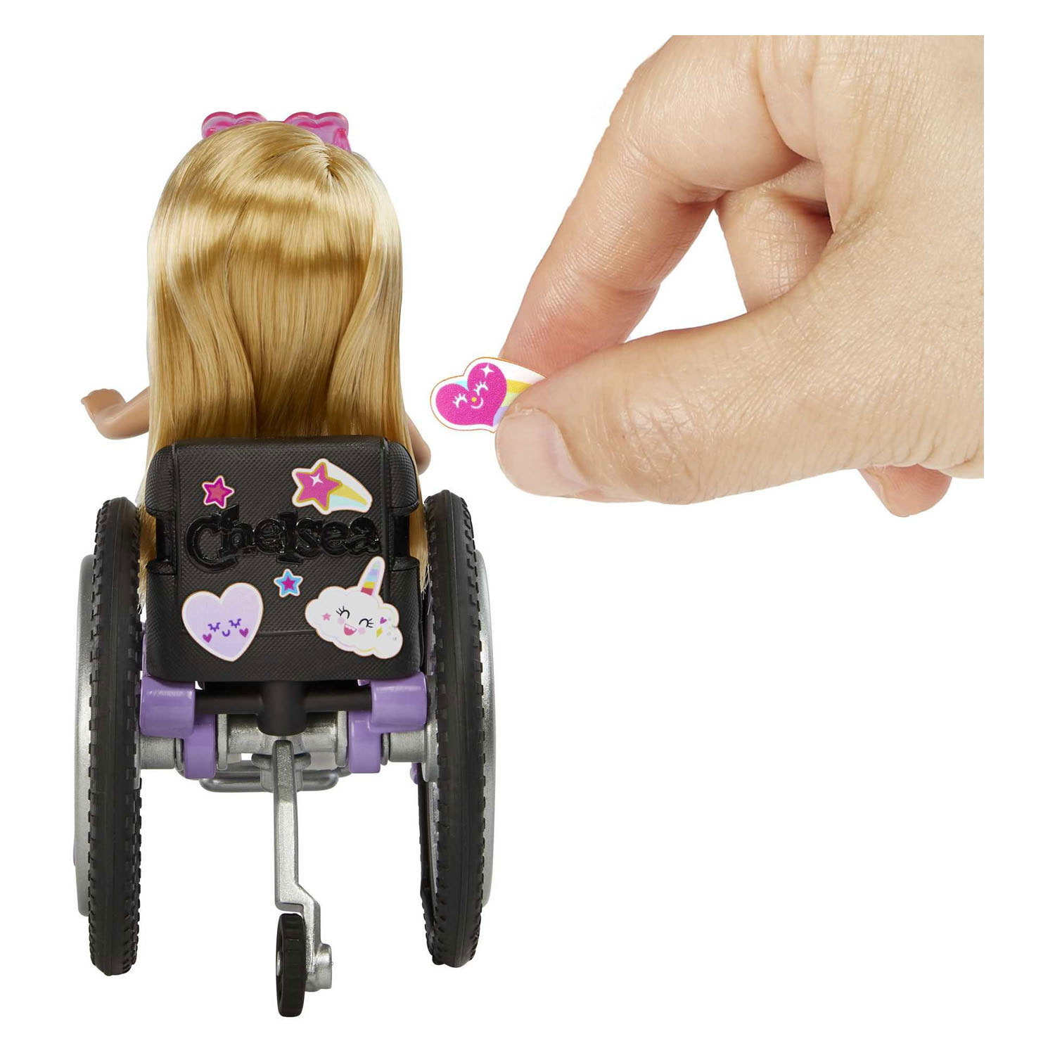 Poupée mannequin Barbie Chelsea en fauteuil roulant - Blonde