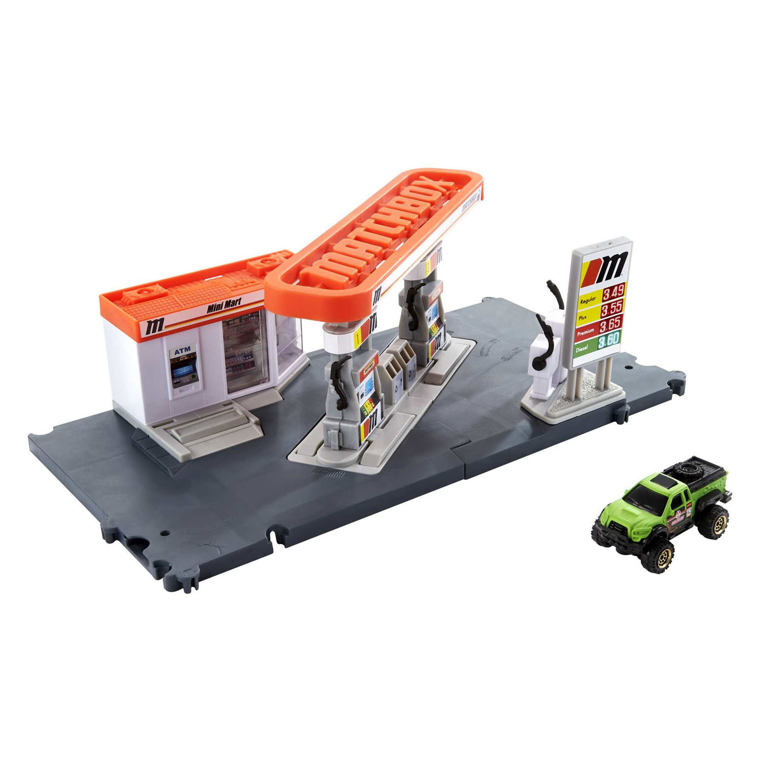 Matchbox Action Drivers Tankstellen-Spielset