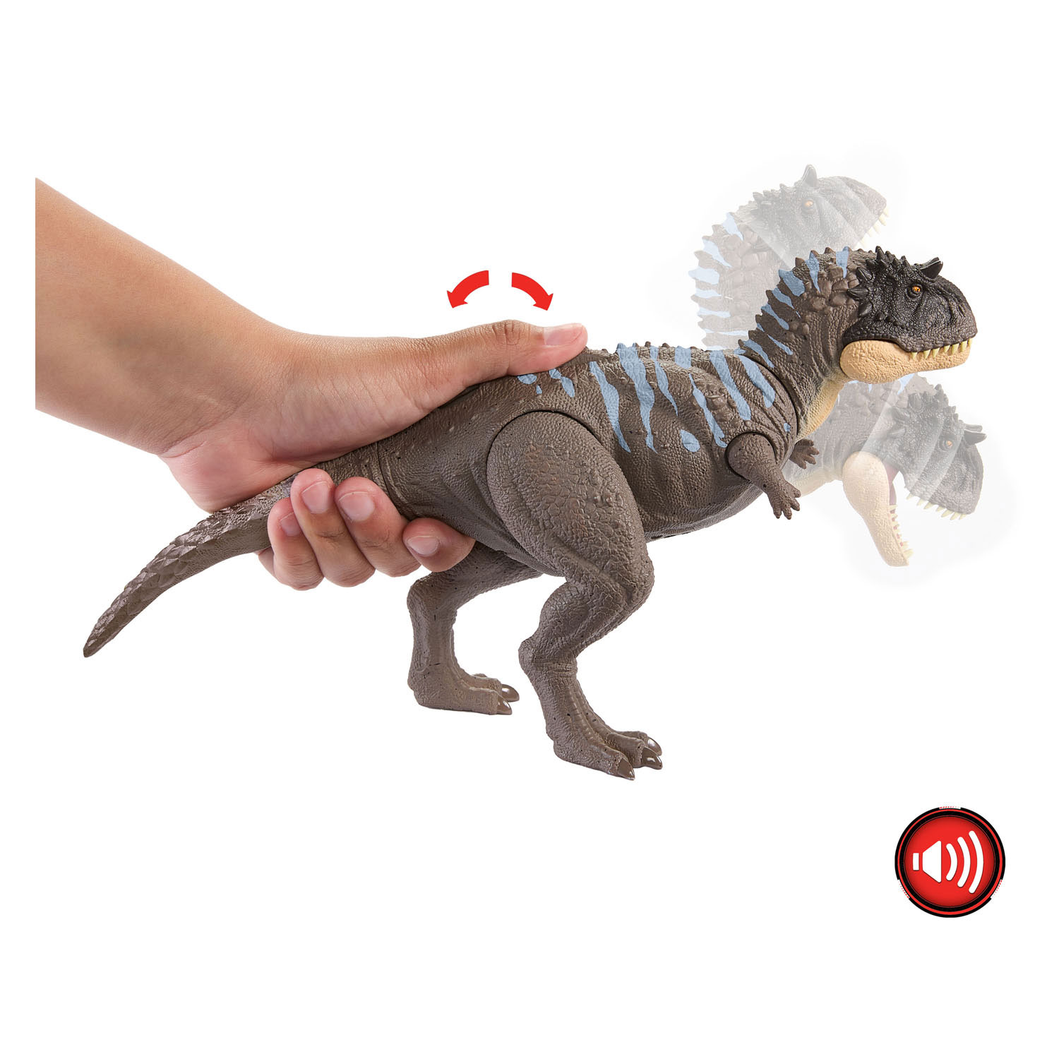 Jurassic World Wild Roar Ekrixinatosaurus Dino Speelfiguur 