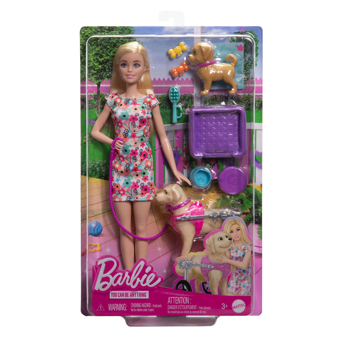 Barbie - Poupée mannequin avec chien