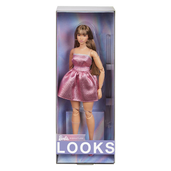 Barbie Looks Modepop met Roze Jurk