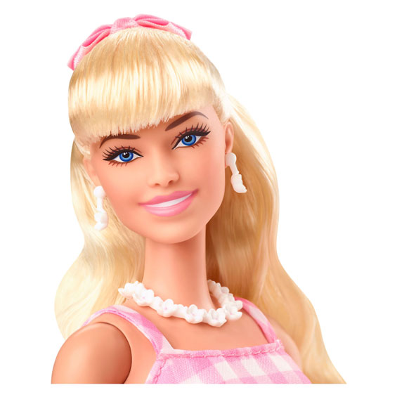Barbie The Movie Pink Gingham Jurk Modepop