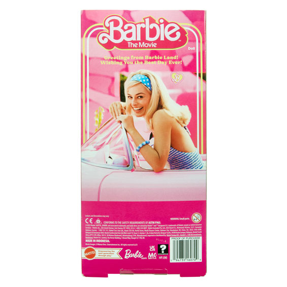 Barbie The Movie Modepuppe mit rosa Gingham-Kleid