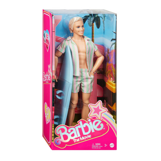 Barbie Movie Ken Poupée mannequin rayée