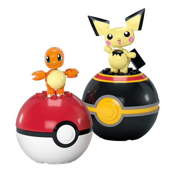 Mega Construx Pokémon-Bauset – Charmander und Pikachu