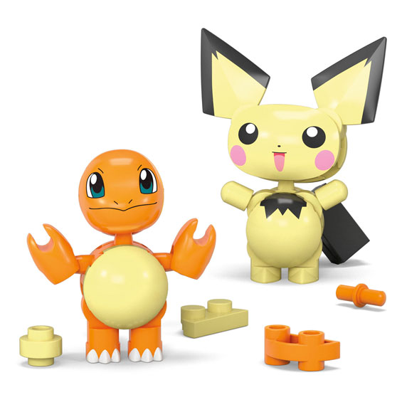 Mega Construx Pokémon-Bauset – Charmander und Pikachu