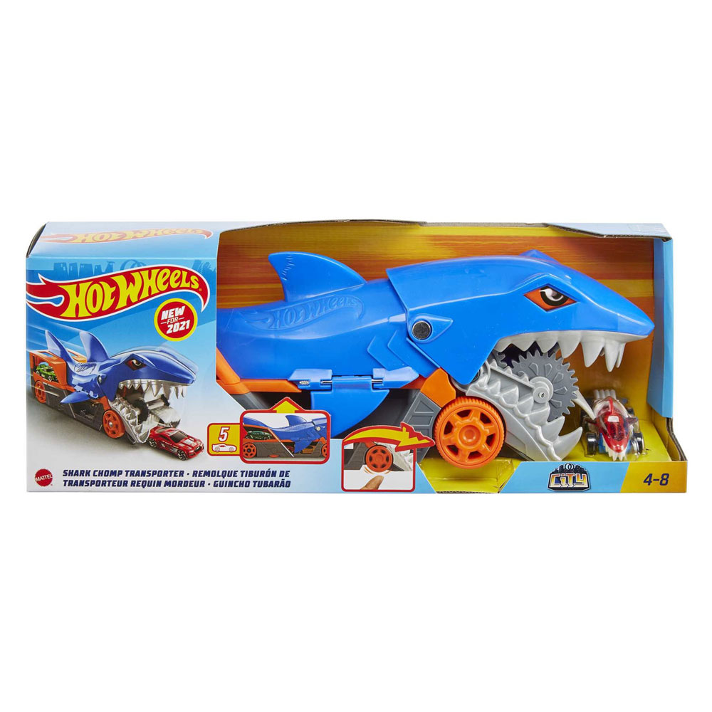 Hot Wheels Shark Chomp Transporter-Spielset