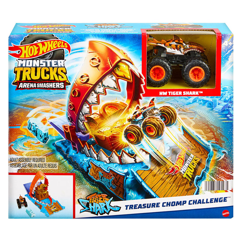 Hot Wheels Arena Smashers Ensemble de jeu Défi Treasure Cheppers