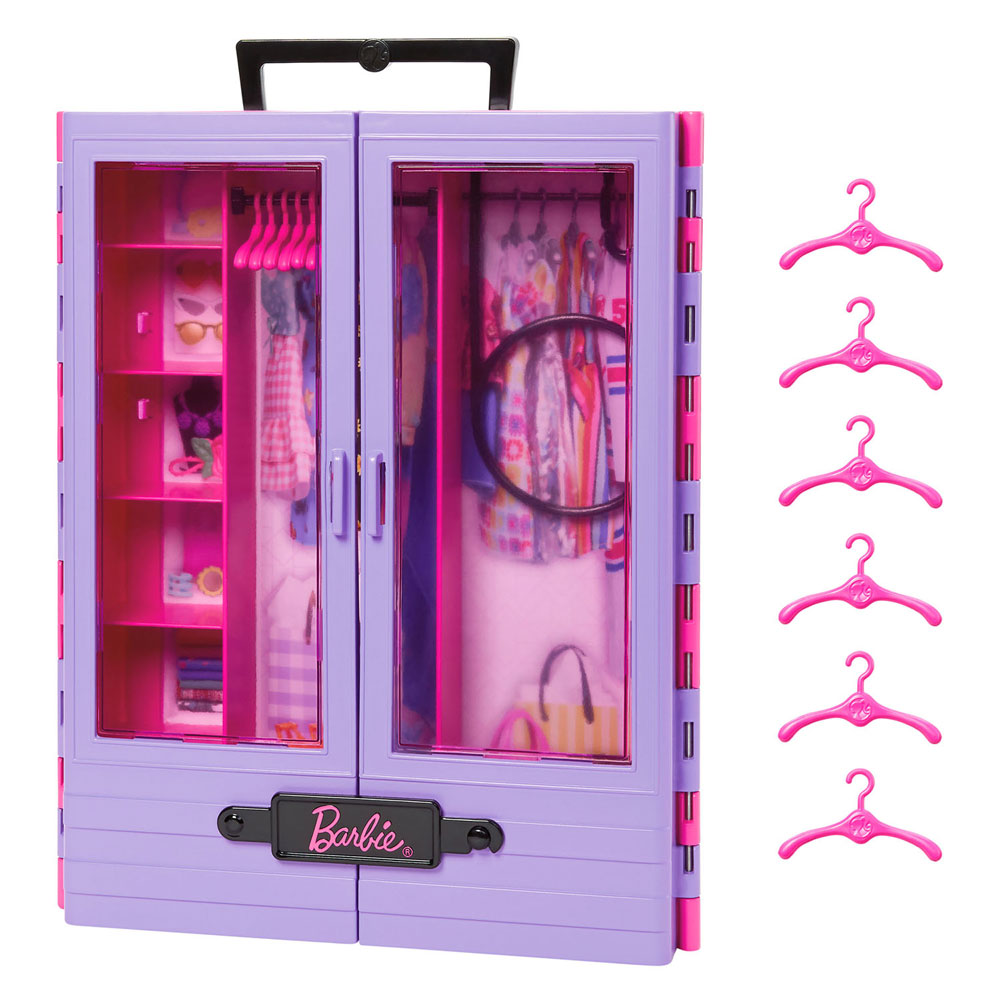 Barbie Ultieme Kledingkast met Hangers 