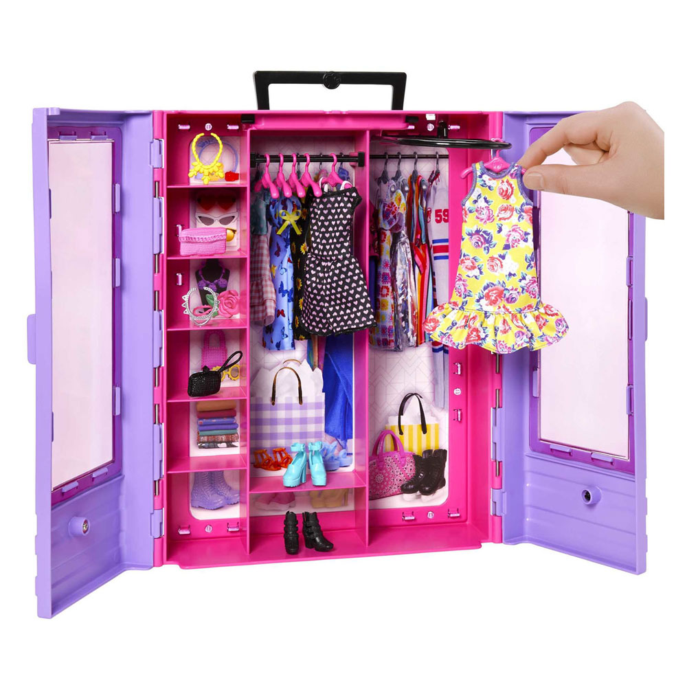 Barbie Ultieme Kledingkast met Hangers 