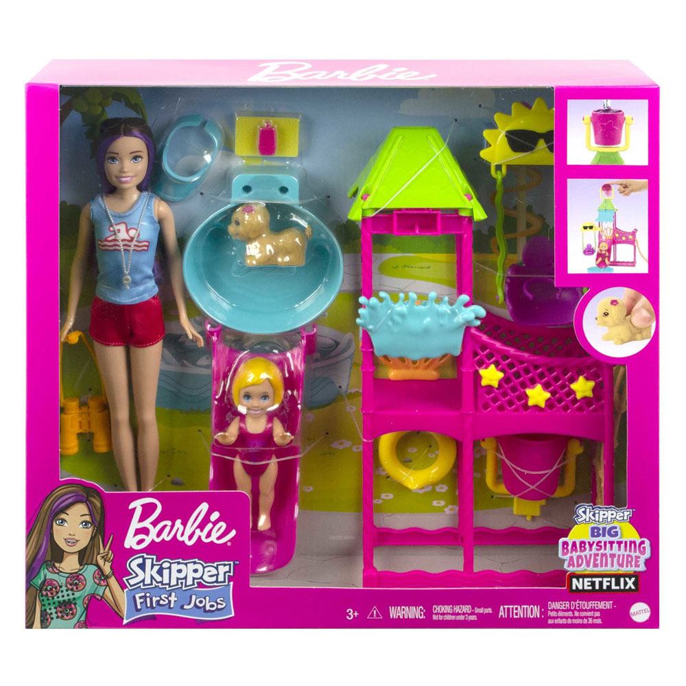 Barbie Skipper Eerste Baantje Waterpark