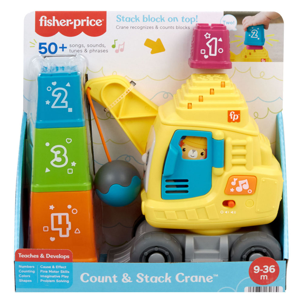 Fisher Price Tel- en Stapelkraan 