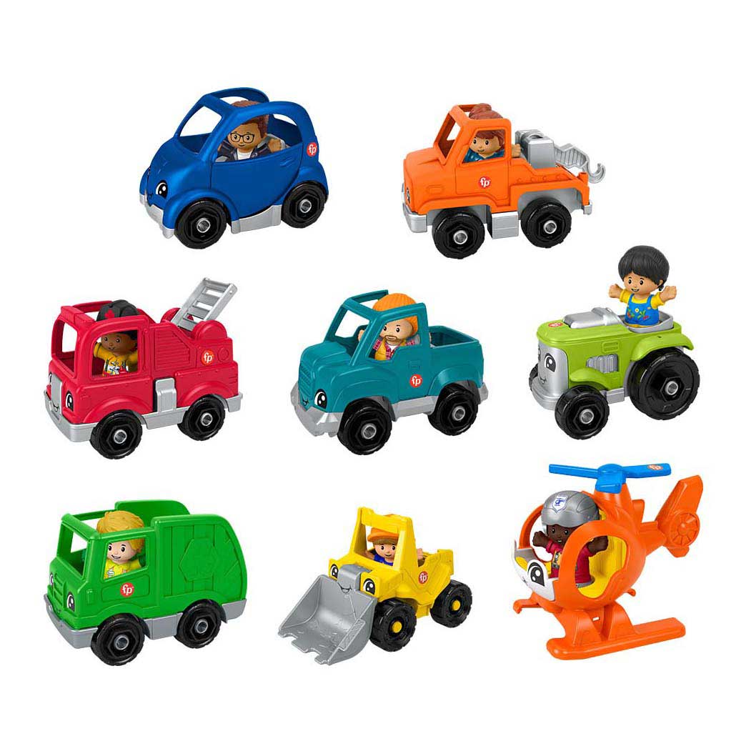 Fisher Price Little People mit kleinen Fahrzeugen