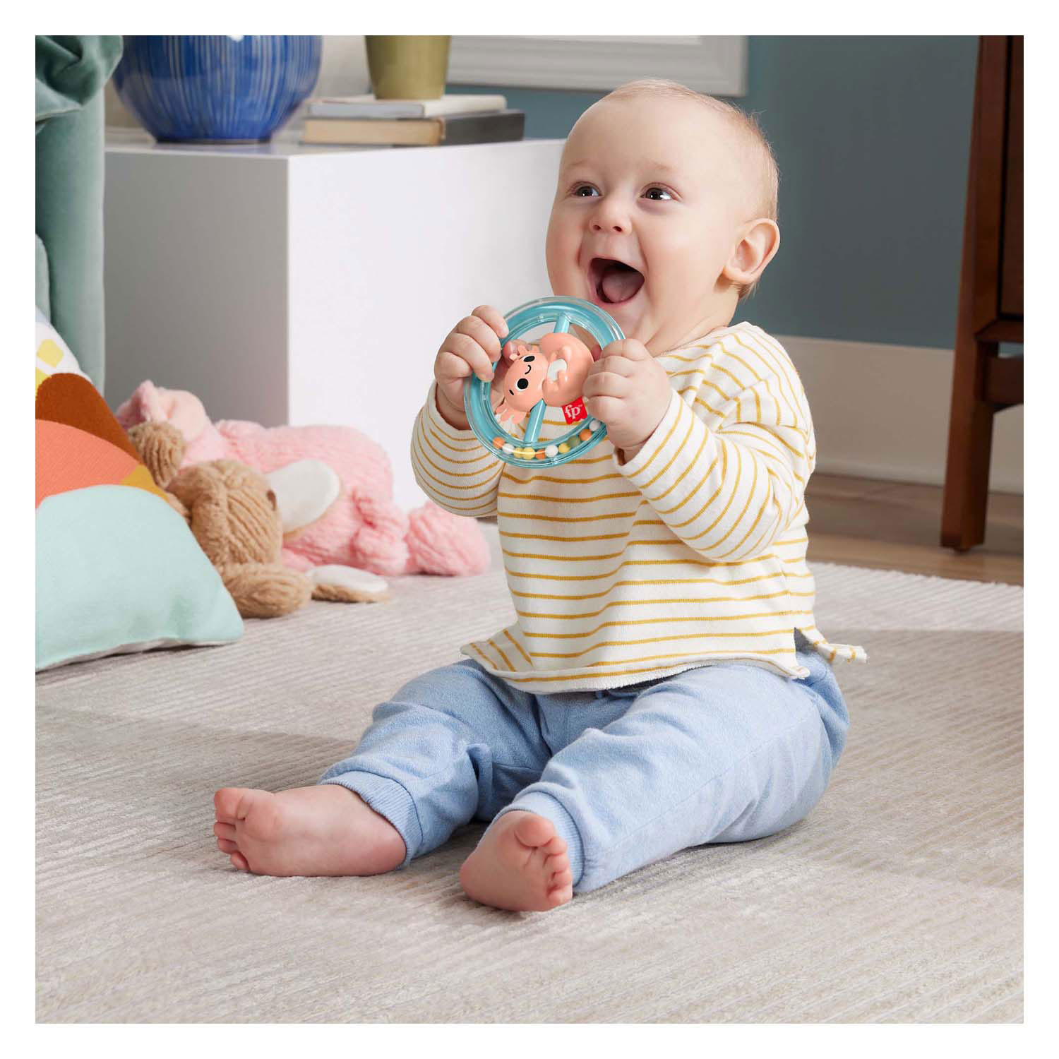 Fisher Price Bijt Rammelaar Axeloth