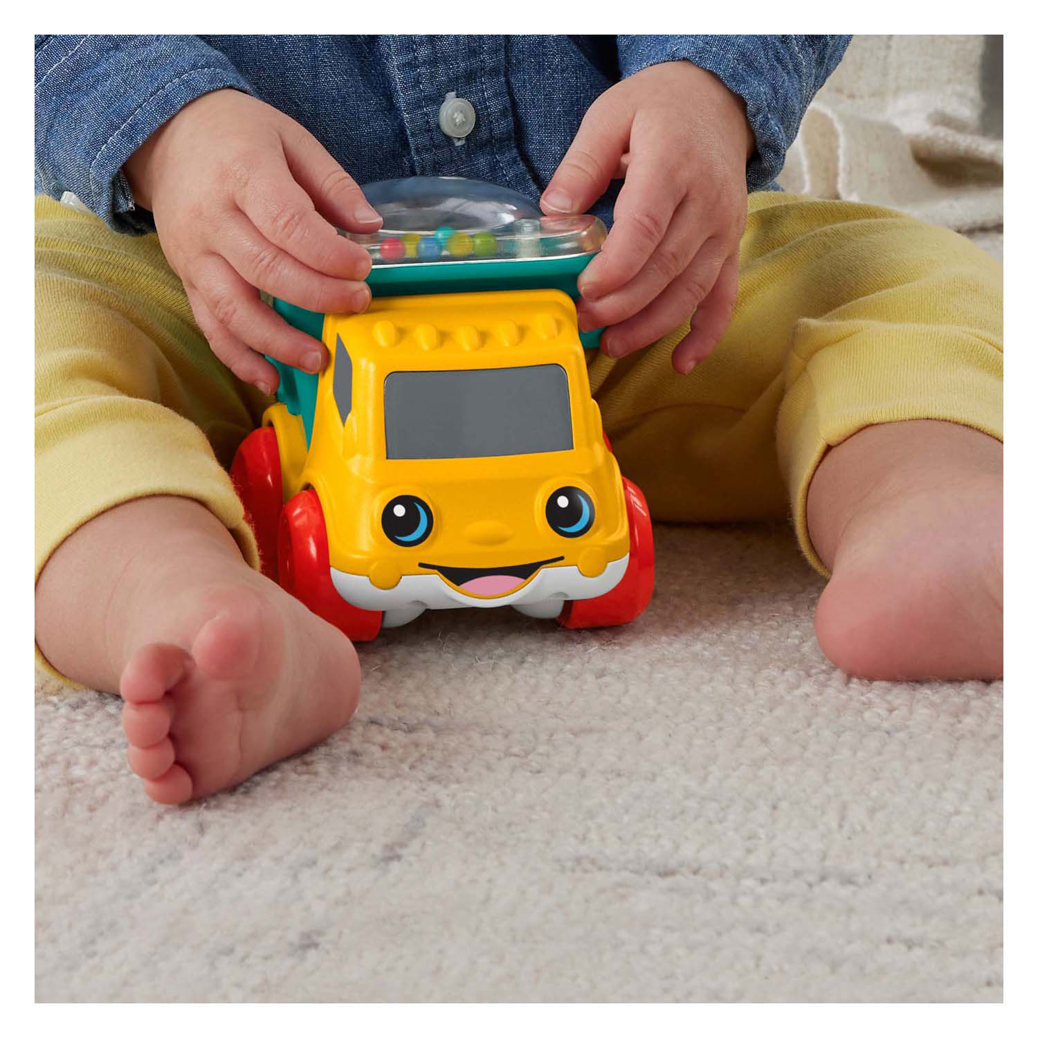 Fisher-Price Duw Voertuig Geel