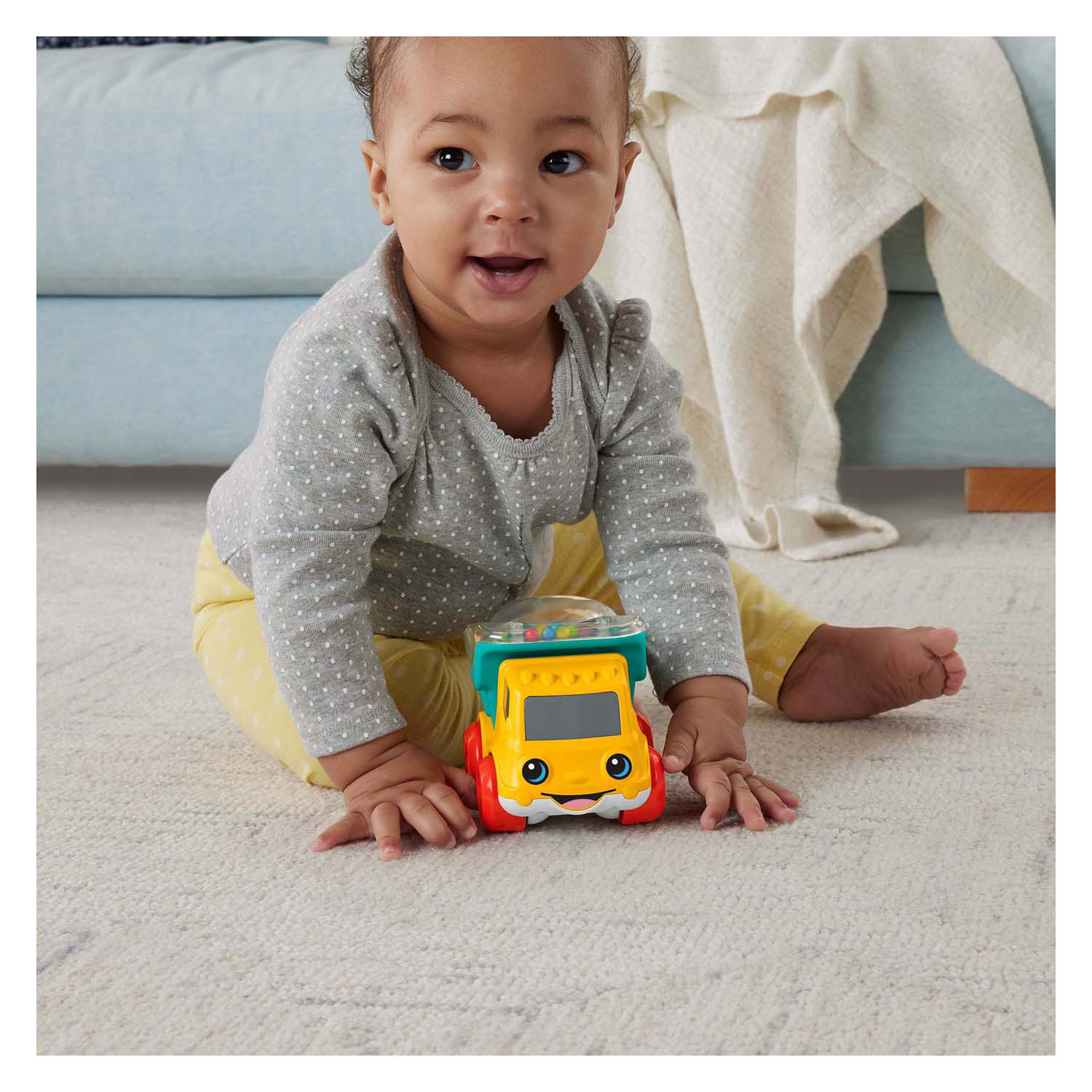 Fisher-Price Duw Voertuig Geel