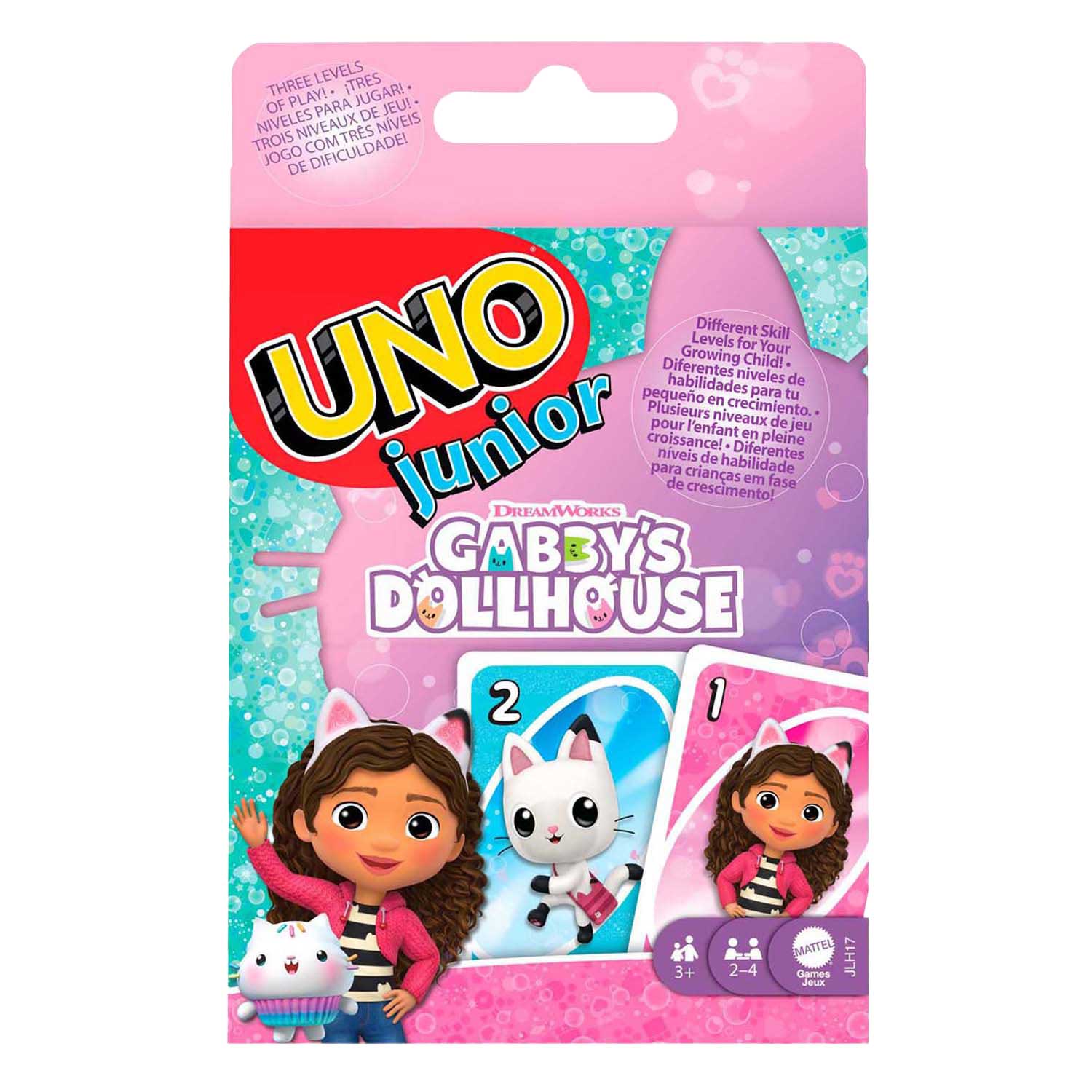UNO Junior DreamWorks Gabbys Dollhouse Kaartspel