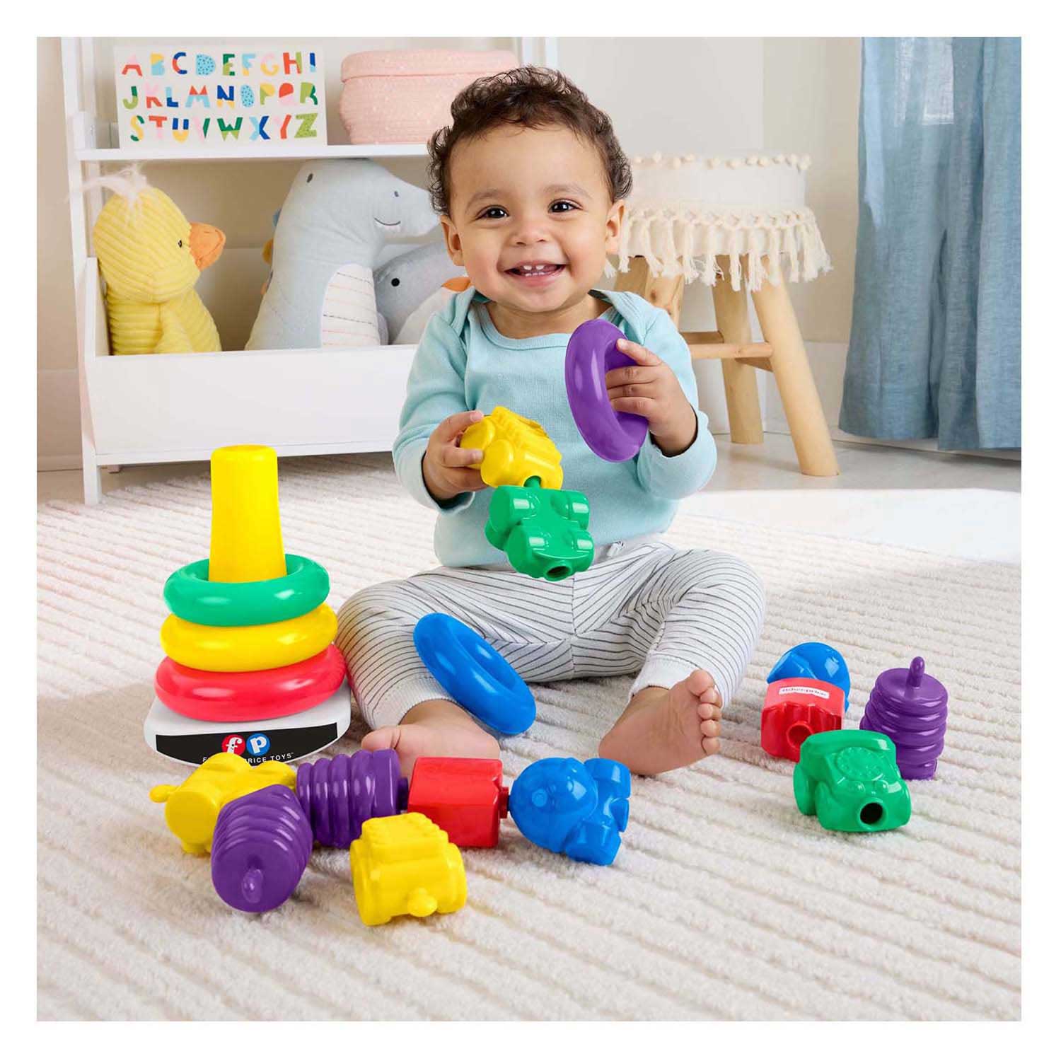 Fisher Price Stapelturm und Klickperlen Fisher Price Stapelturm und Klickperlen