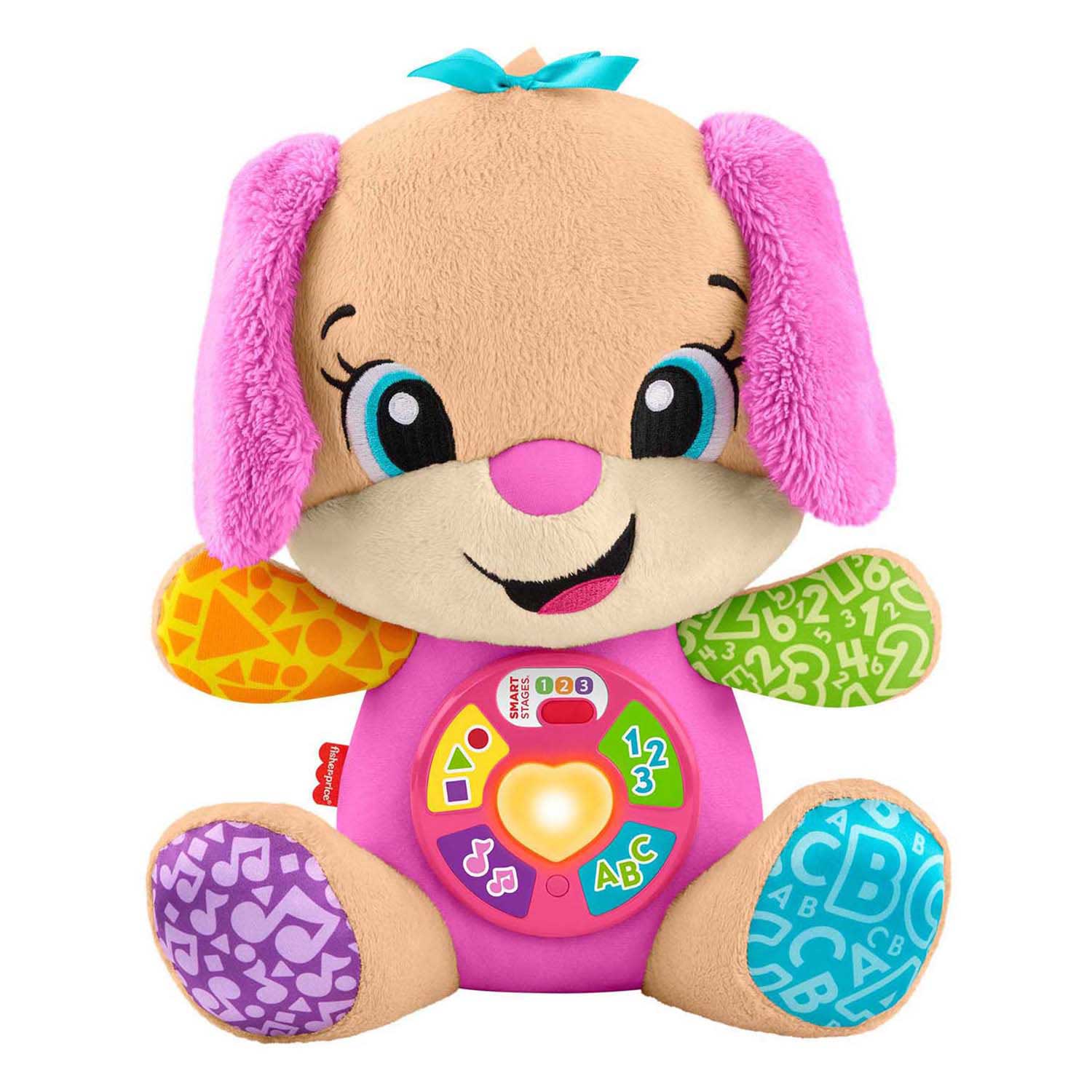 Fisher Price Zusje Puppy Knuffel met Geluid