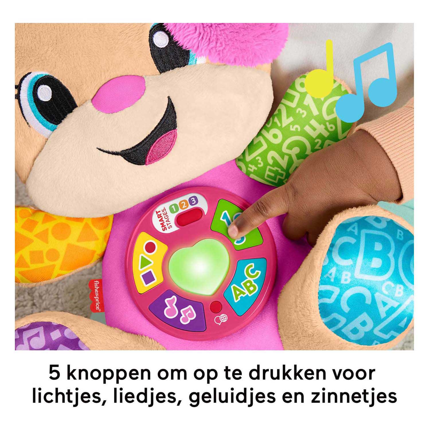 Fisher Price Zusje Puppy Knuffel met Geluid Fisher Price Zusje Puppy Knuffel met Geluid