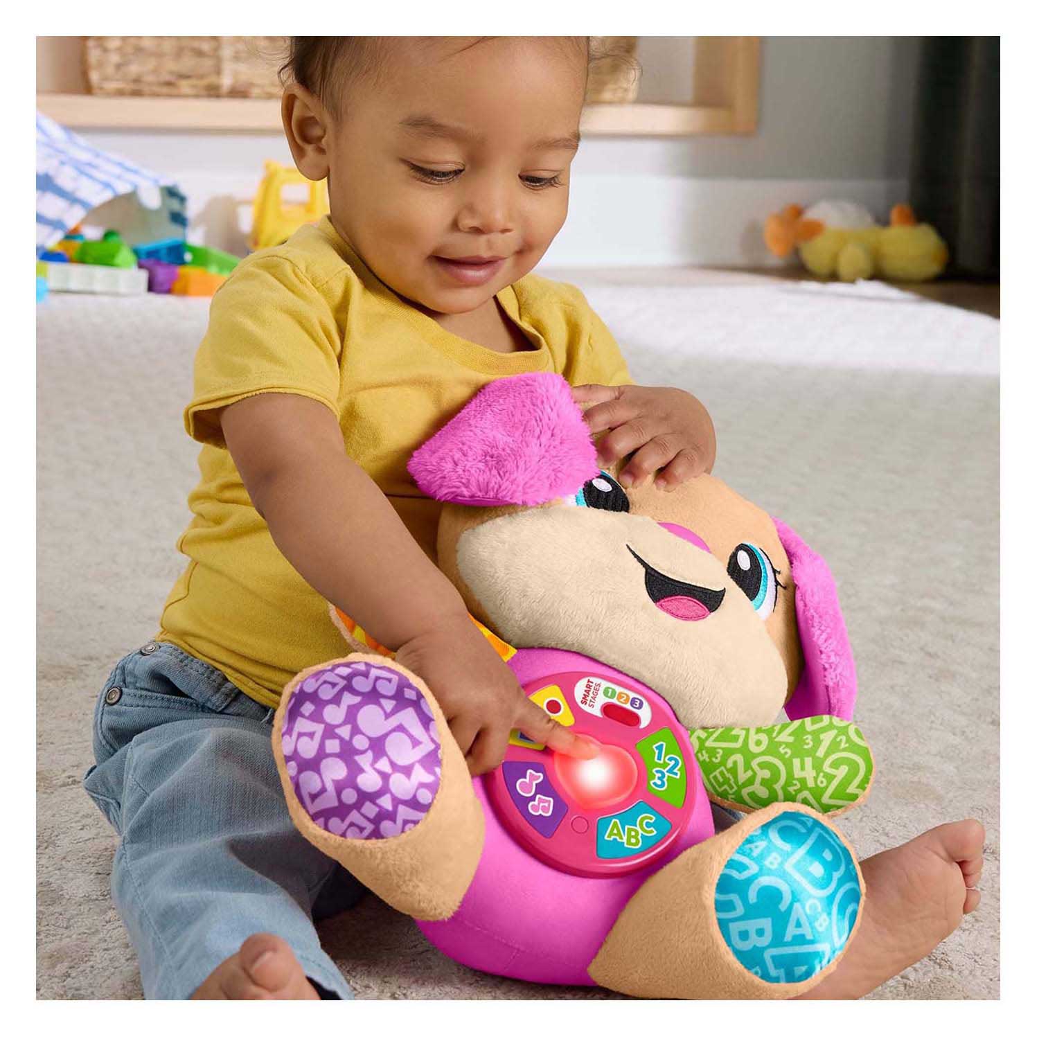 Fisher Price Zusje Puppy Knuffel met Geluid Fisher Price Zusje Puppy Knuffel met Geluid