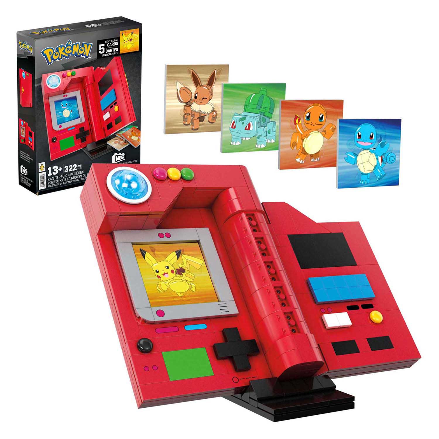 Mega Construx Pokémon Bouwset - Pokédex Kanto Regio