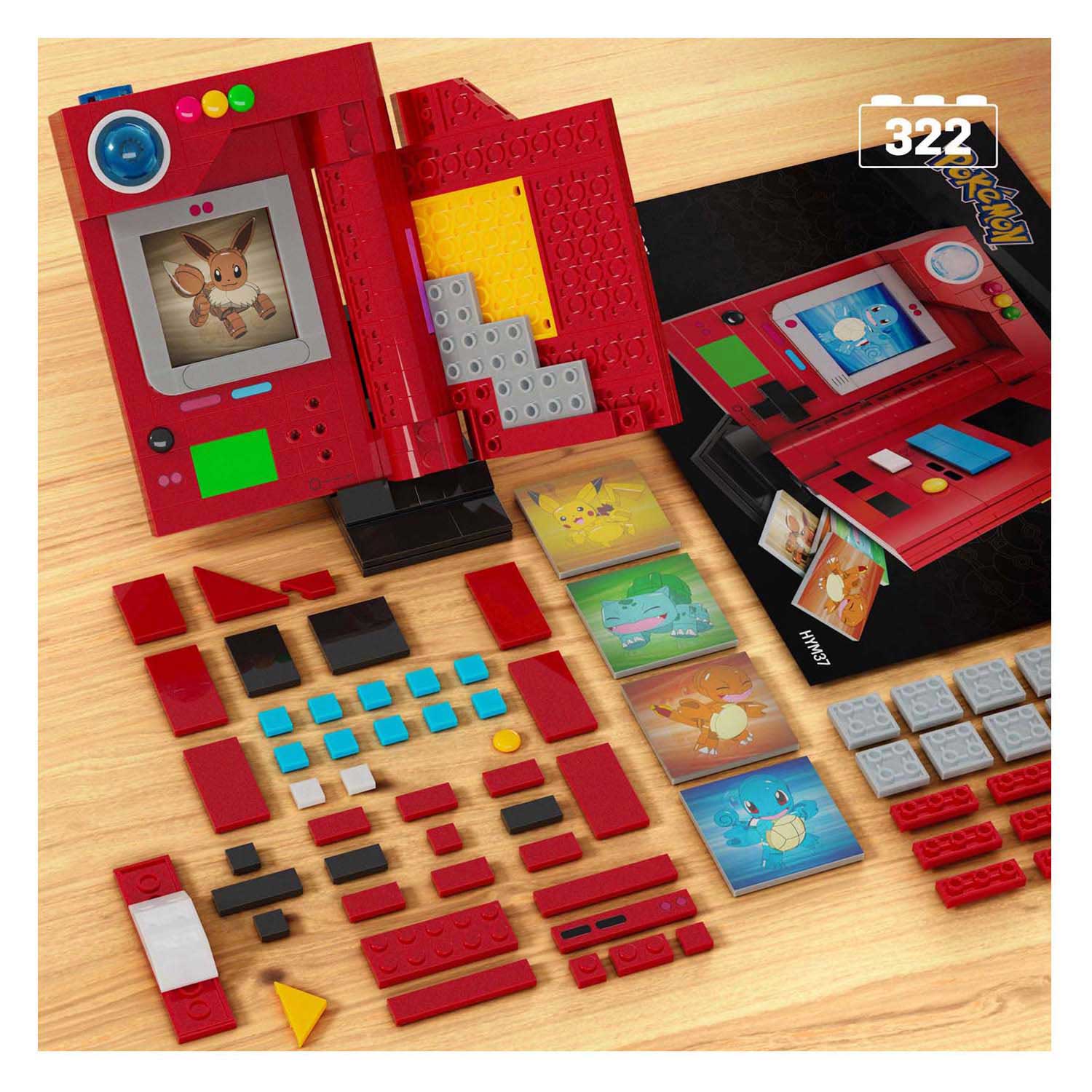 Mega Construx Pokémon Bouwset - Pokédex Kanto Regio