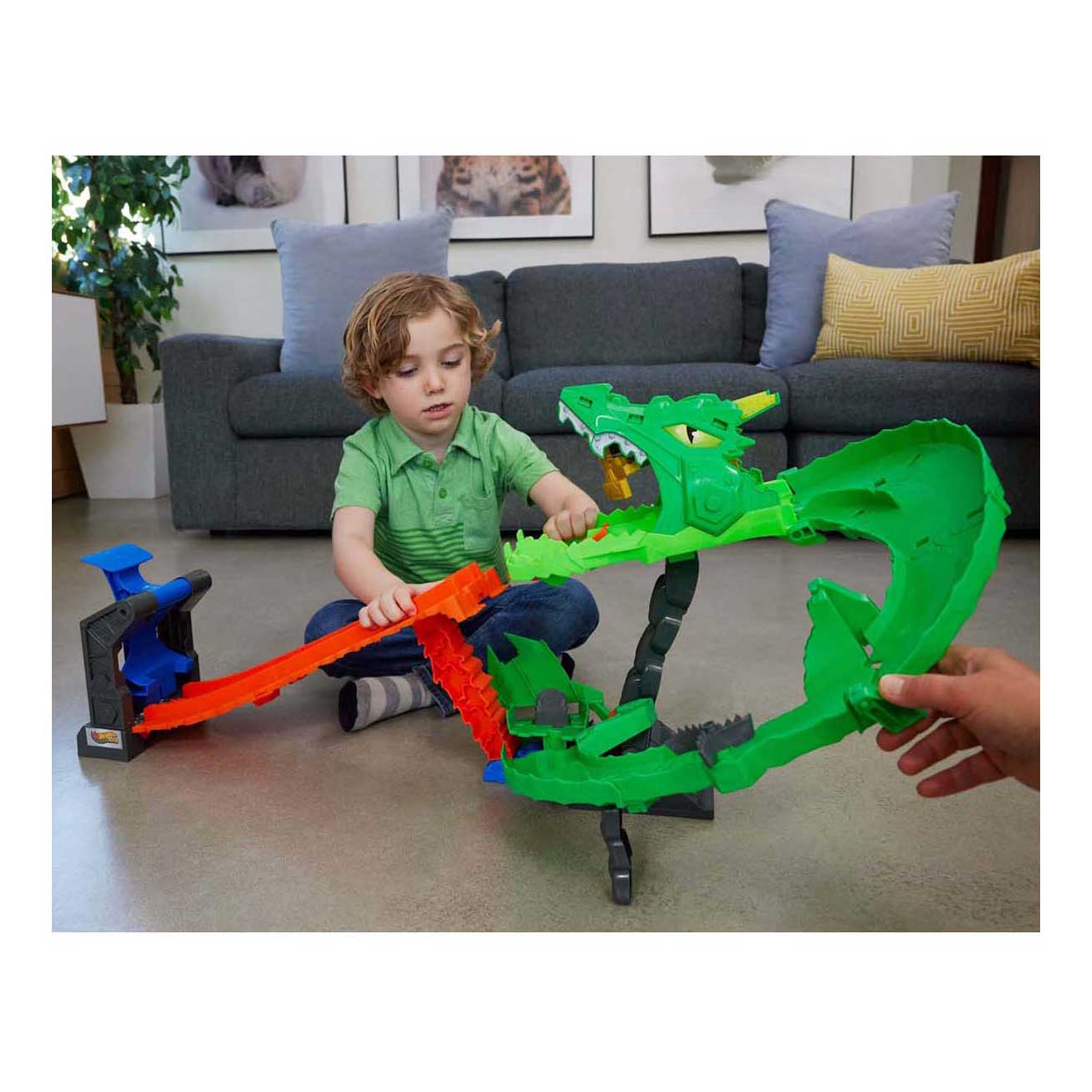 Hot Wheels Monster Trucks Haaien Tegen Dinos Lanceerset Hot Wheels Monster Trucks Haaien Tegen Dinos Lanceerset