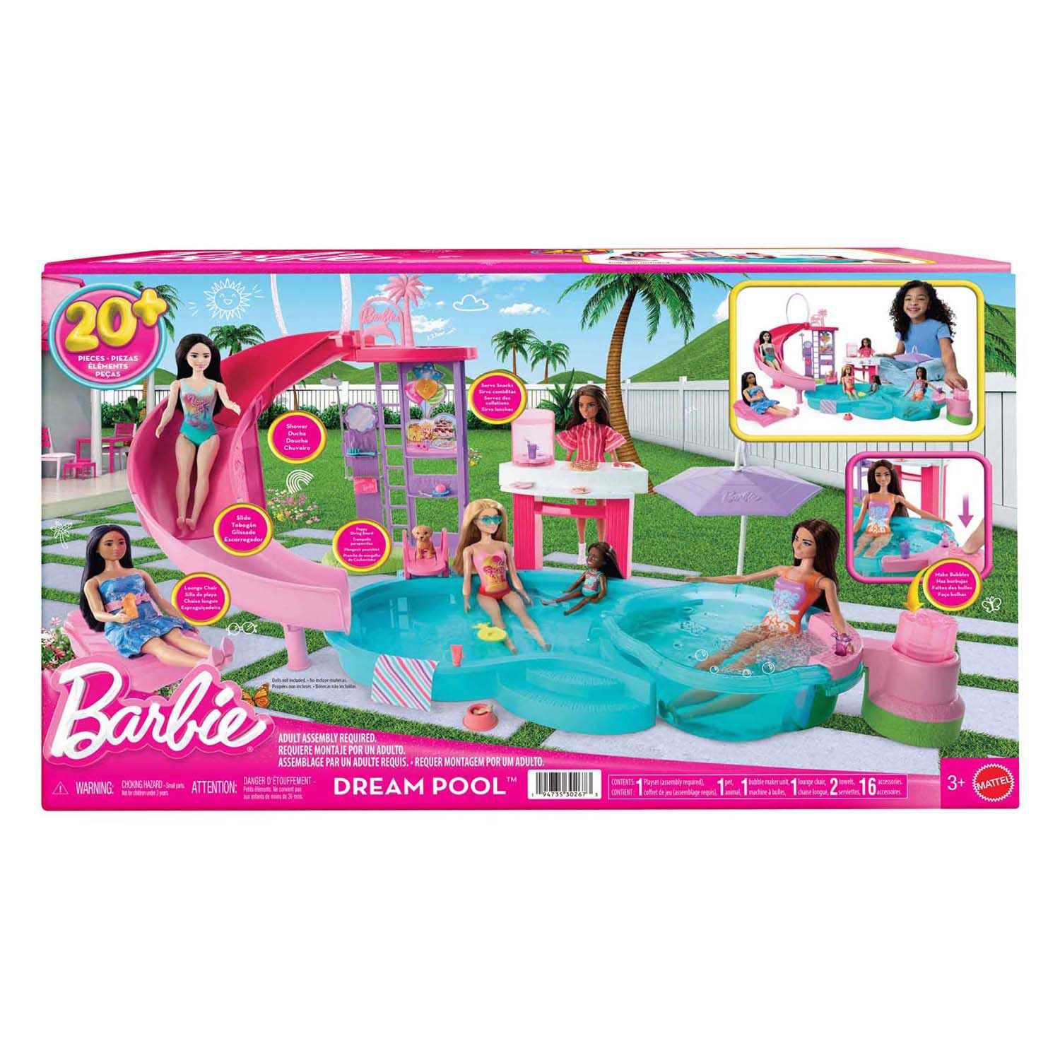Barbie Droom Zwembad - 20+dlg. Barbie Droom Zwembad - 20+dlg.