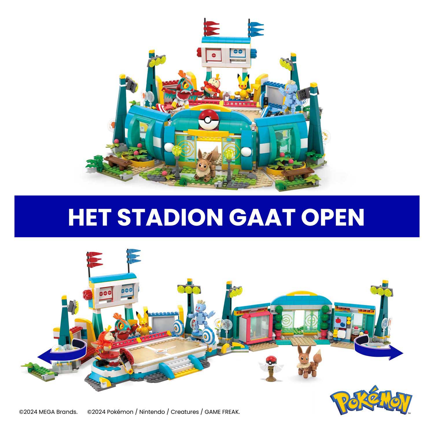 Mega Construx Pokémon Bouwset - Training Stadium Mega Construx Pokémon Bouwset - Training Stadium