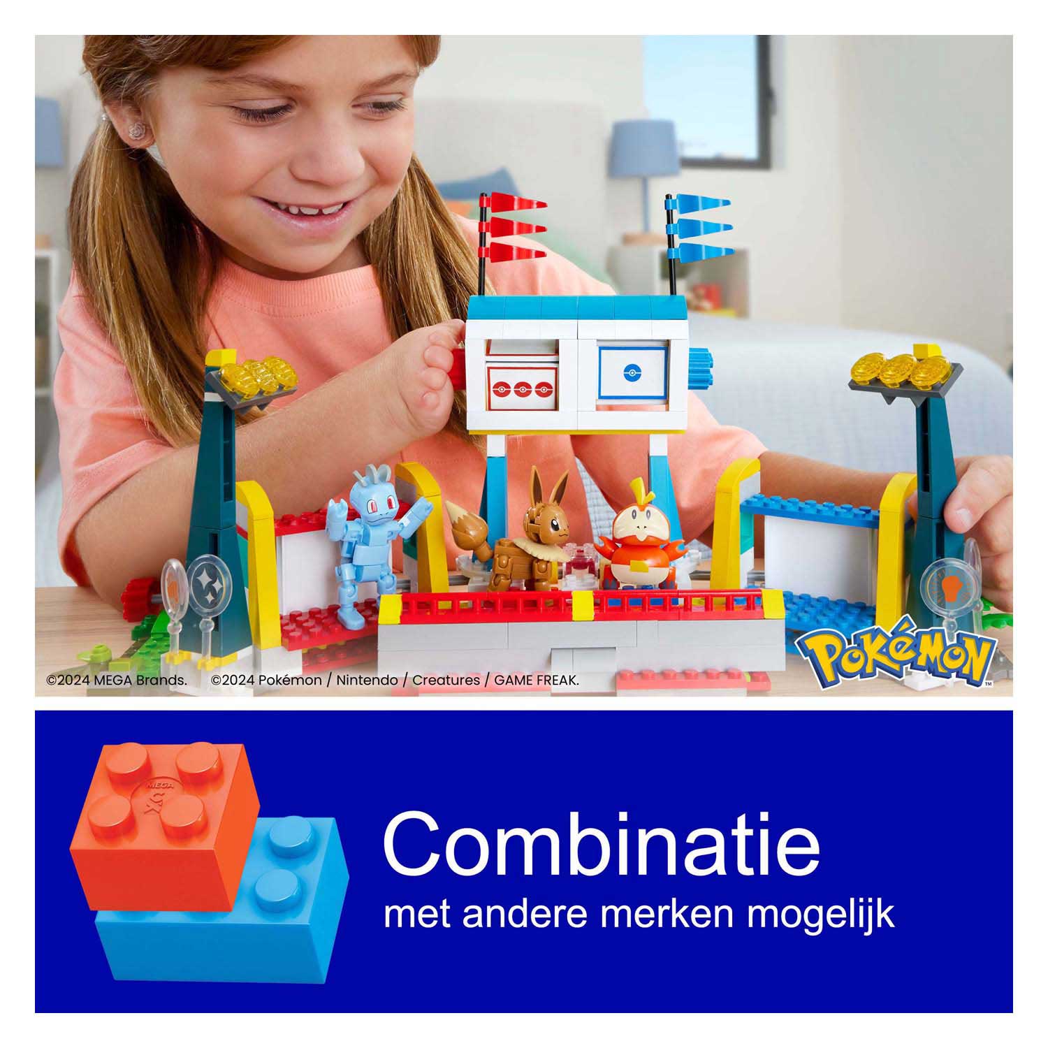 Mega Construx Pokémon Bouwset - Training Stadium Mega Construx Pokémon Bouwset - Training Stadium