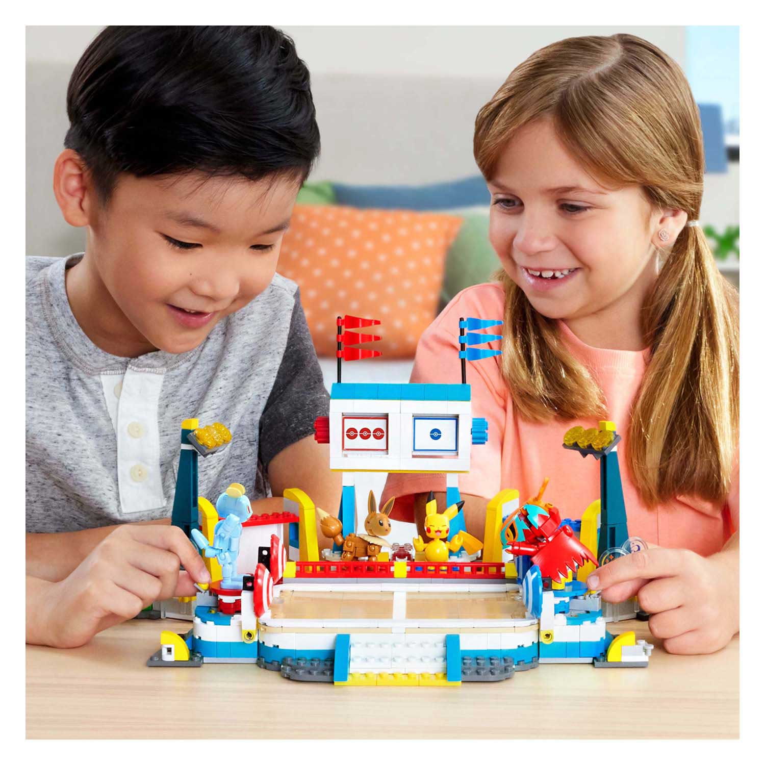 Mega Construx Pokémon Bouwset - Training Stadium Mega Construx Pokémon Bouwset - Training Stadium