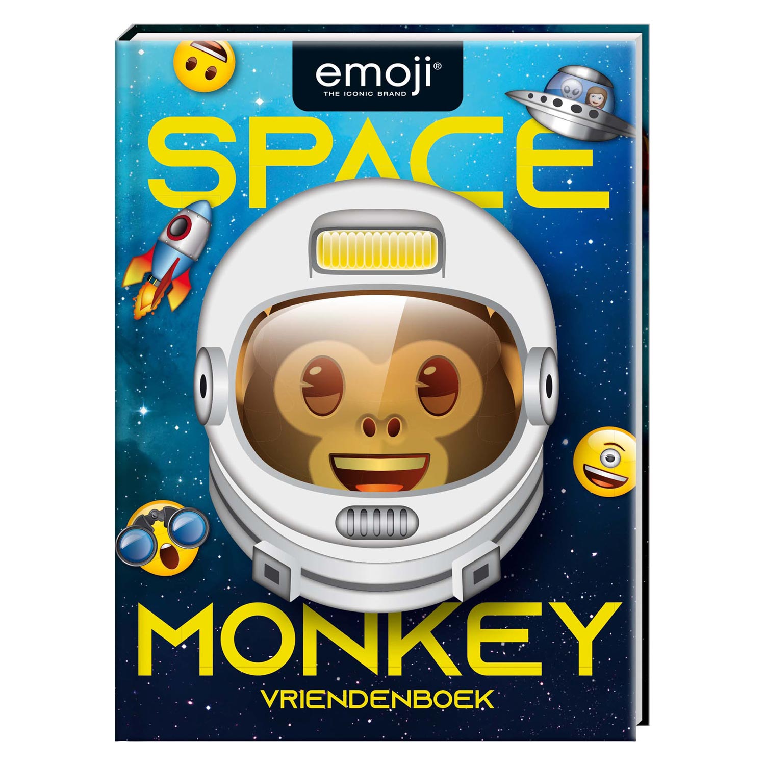 Vriendenboek Emoji Space Monkey