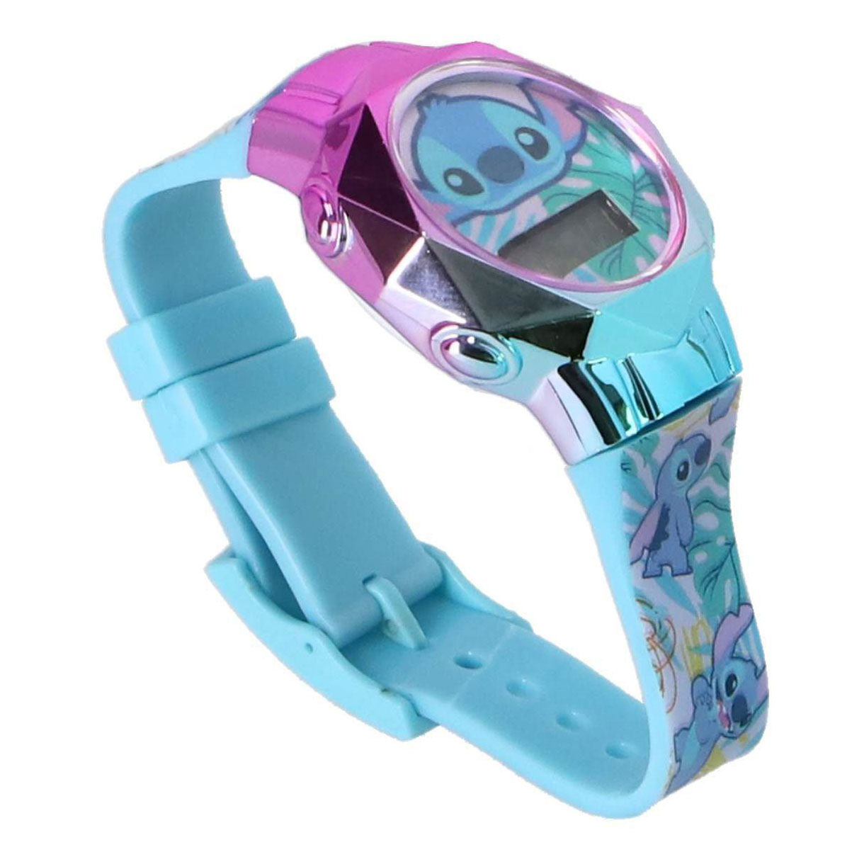 Stitch-Cadeauset met Horloge en Armband - 4dlg.