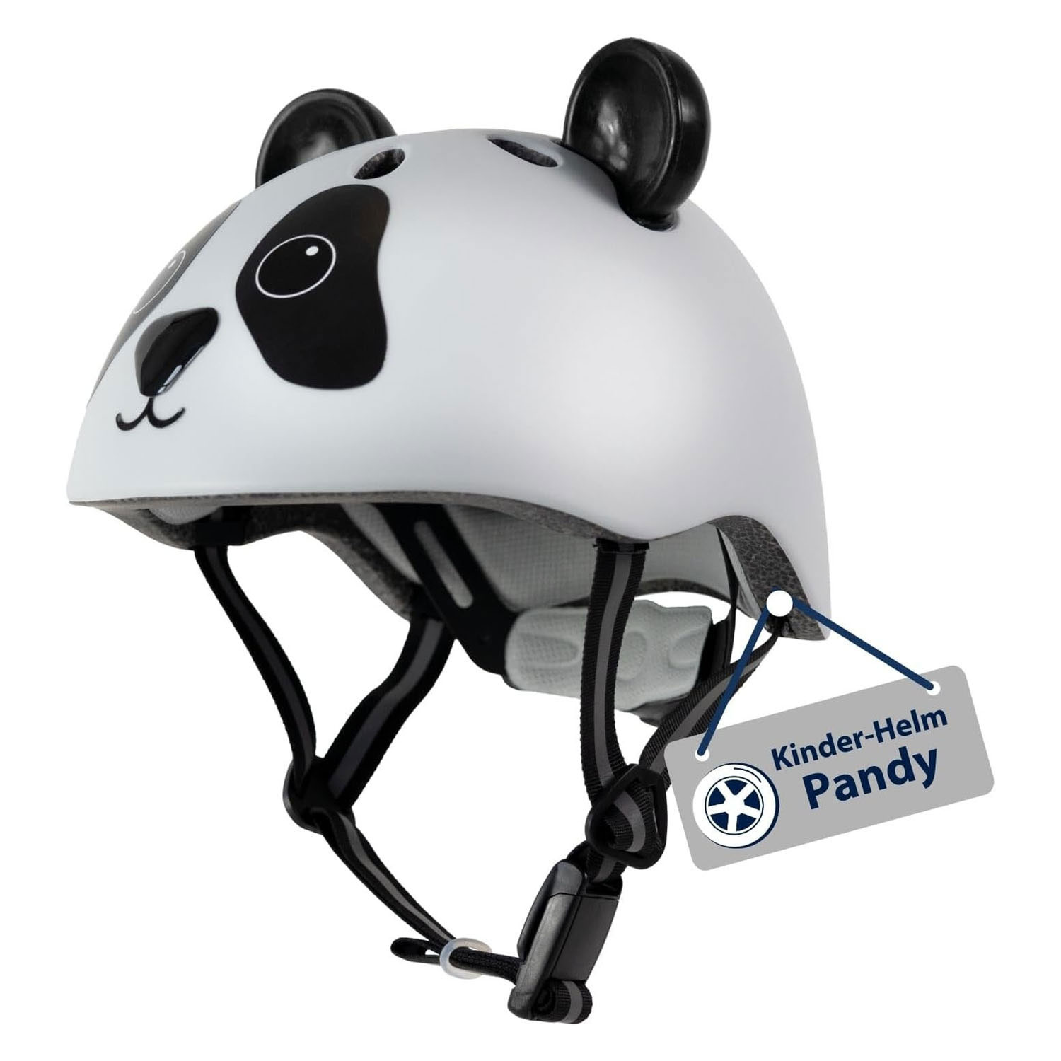 HUDORA Kinderhelm Wit/Zwart - Maat 44-47
