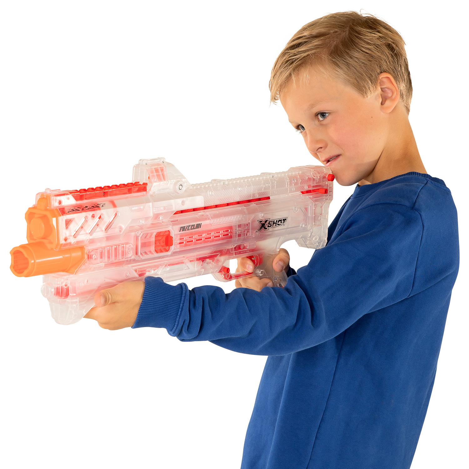 Pistolet enfant lance balle et eau SHOOT-X 2 en 1