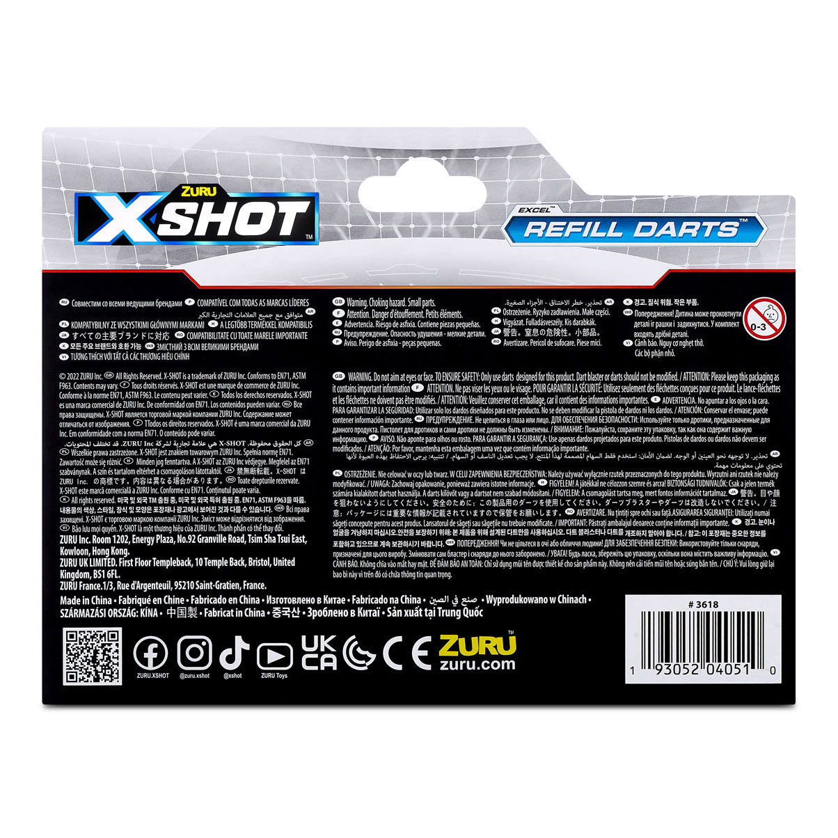 X-Shot Nachfüllpackung für 36 Darts
