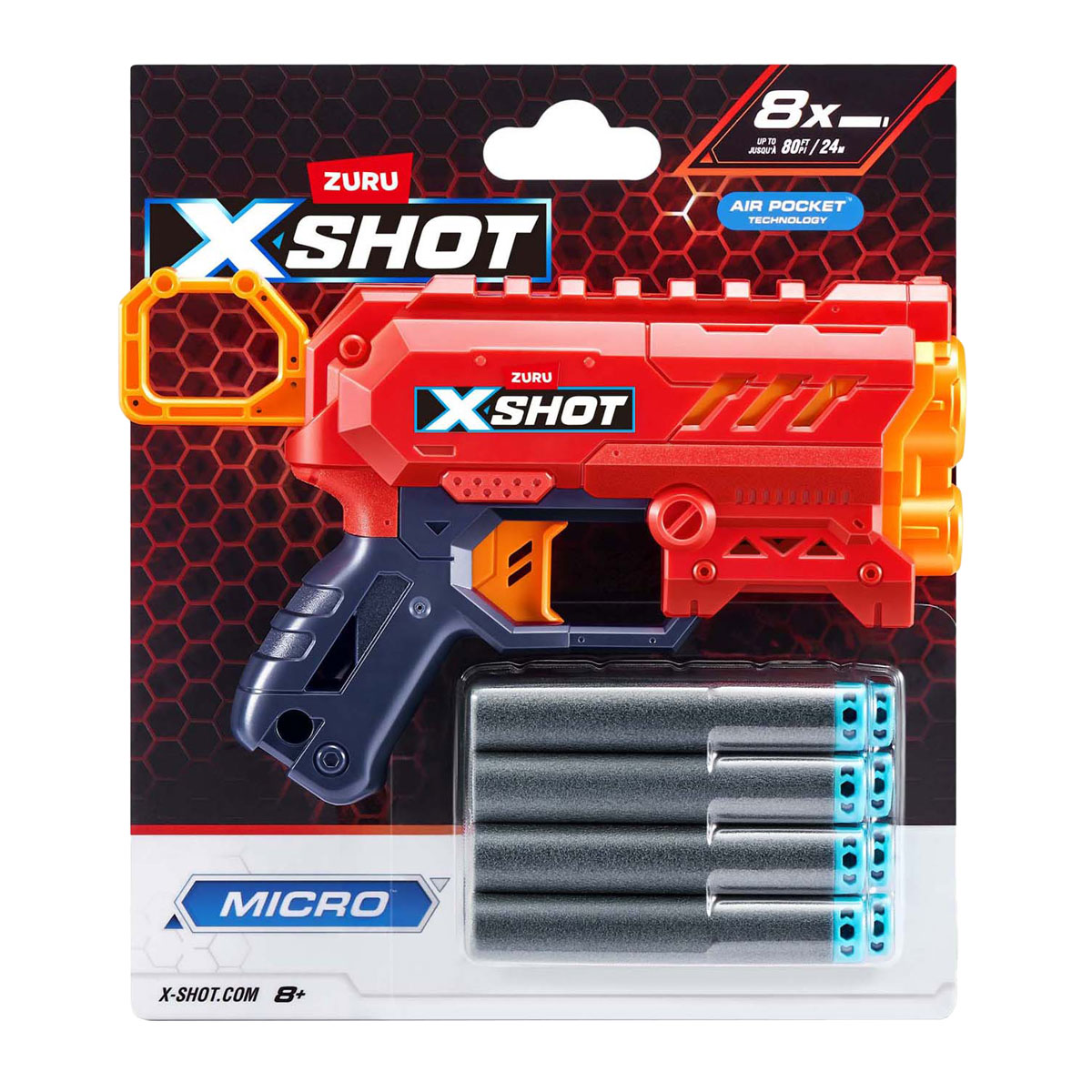 ZURU X-shot Micro 2.0 - Incl 8 Pijlen