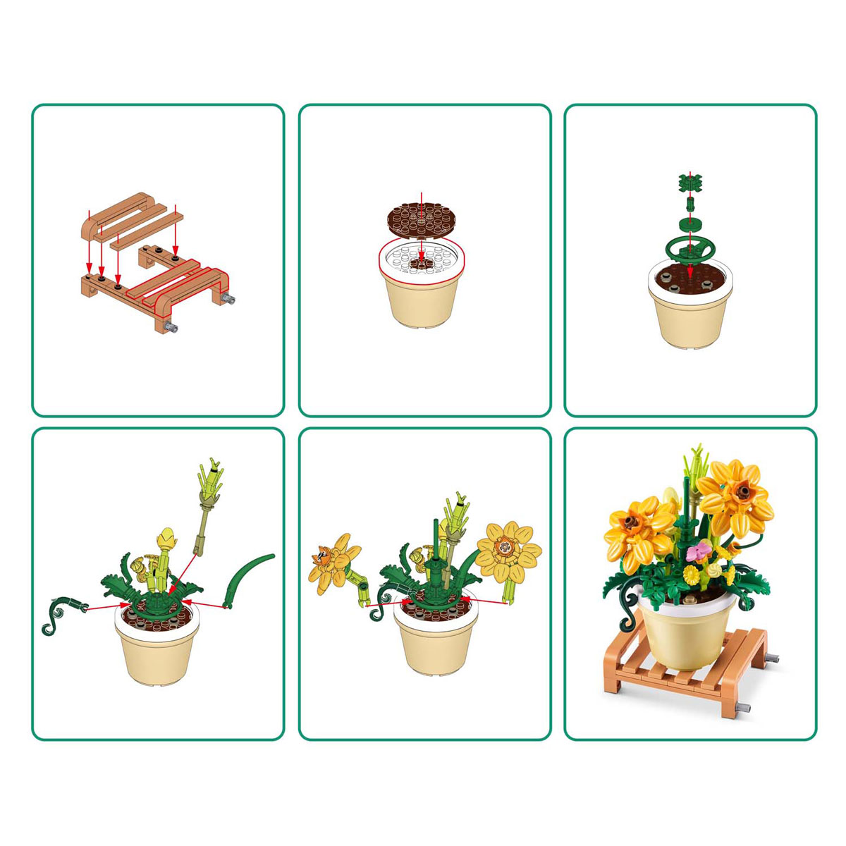 ZURU Max Premium Garden Pot Plants - Bouwspeelset in Verrassingsbal