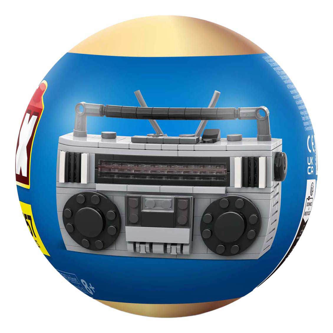 ZURU Max Premium Retro Draagbare Radio Bouwset in Verrassingsbal - 157dlg.