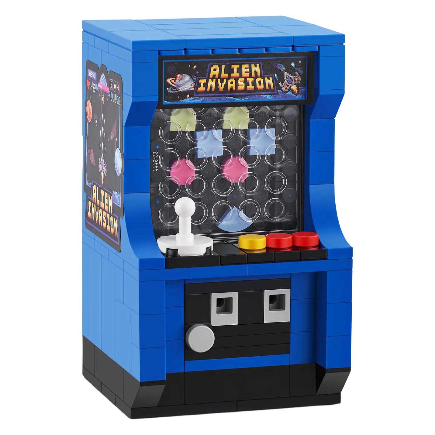 ZURU Max Premium Retro Speelautomaat Bouwset in Verrassingsbal - 162dlg.